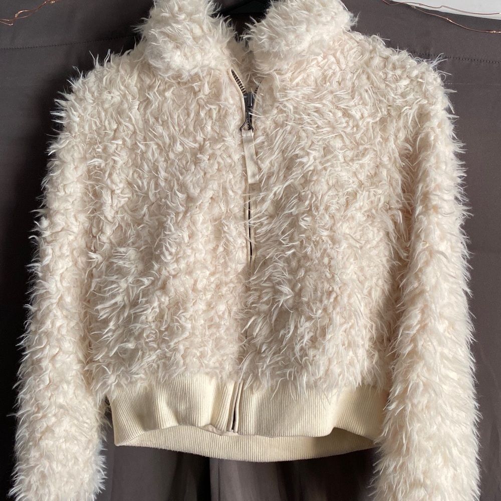 Faux fur jacket